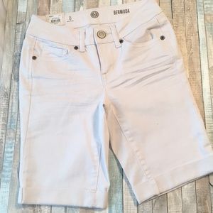 White Bermuda Shorts